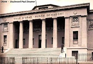 Oran - Boulevard Paul Doumer- Musee Demaeght la facade